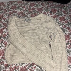 Women's Cream Sweater Set